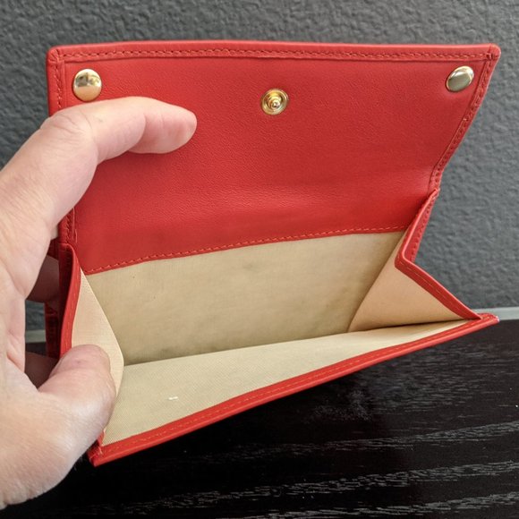 Calfskin and Zebra Fabric Wallet - Picture 4 of 4